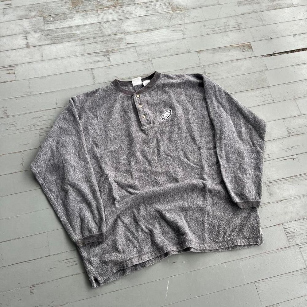 The Edge NFL Philadelphia Eagles Football Henley Longsleeve
